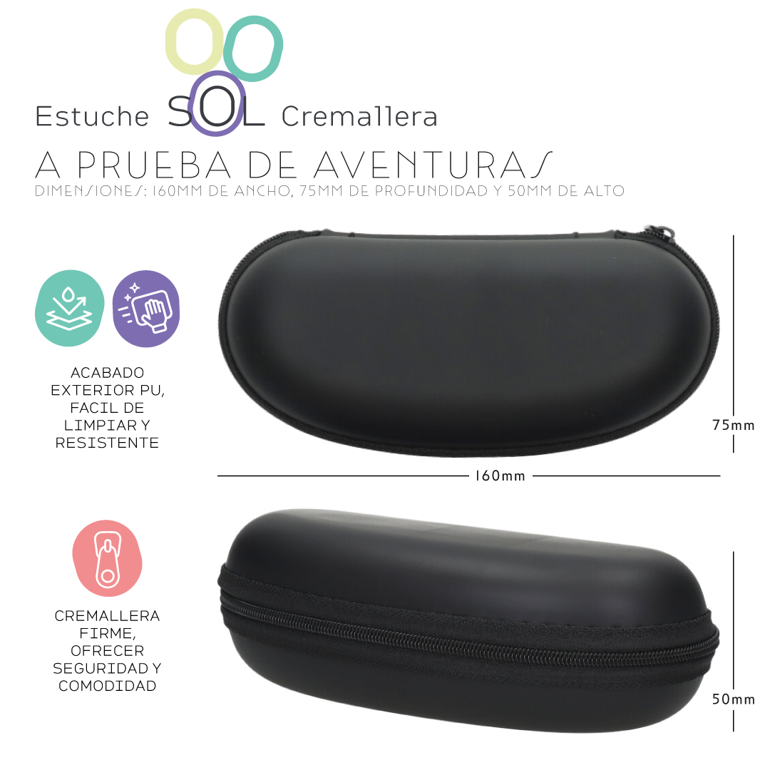 ESTUCHE  SOL CREMALLERA 10uds