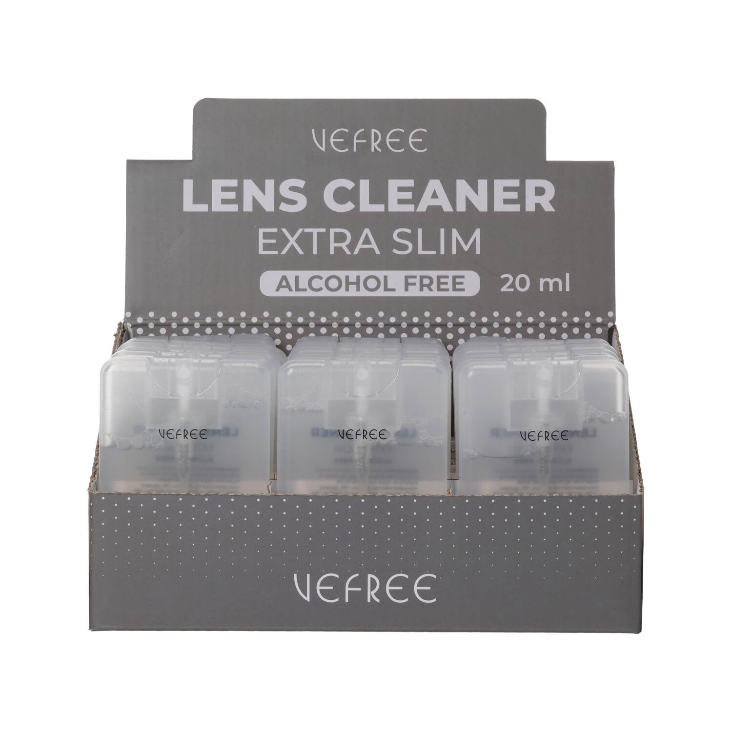 EXPOSITOR SPRAY LIMPIA GAFAS TARJETA 20 ML 24 ud( NO DISPONIBLE)