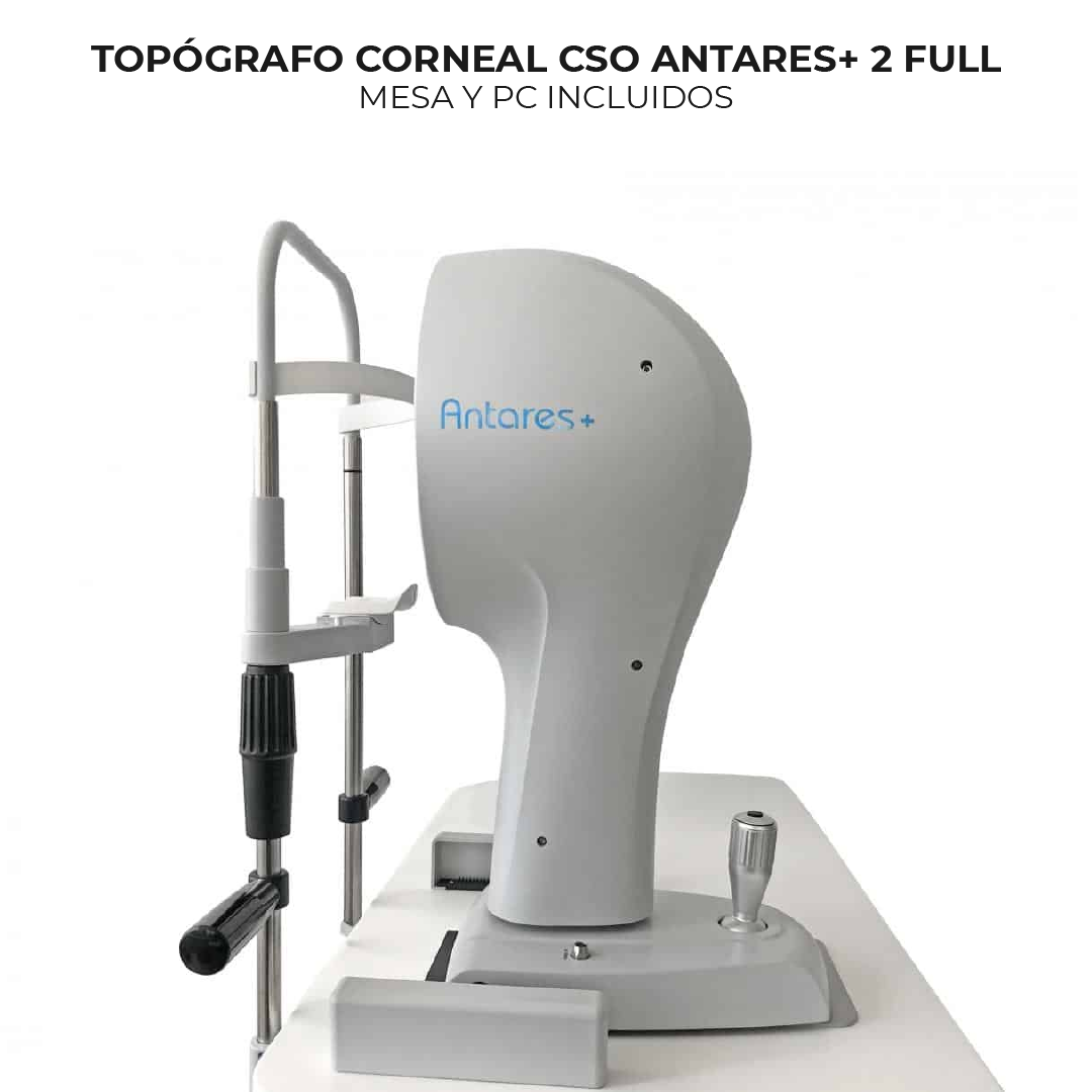 TOPÓGRAFO CORNEAL CSO ANTARES+ 2 FULL MESA Y PC INCLUIDOS