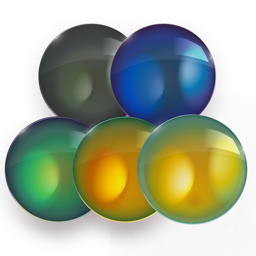 TALCO CR-39 ESPEJO POLARIZADO BASE 6 2uds