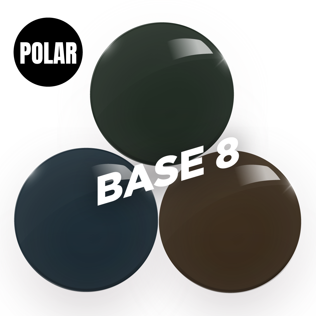 TALCO CR-39 UNIFORME POLARIZADO BASE 8 2uds