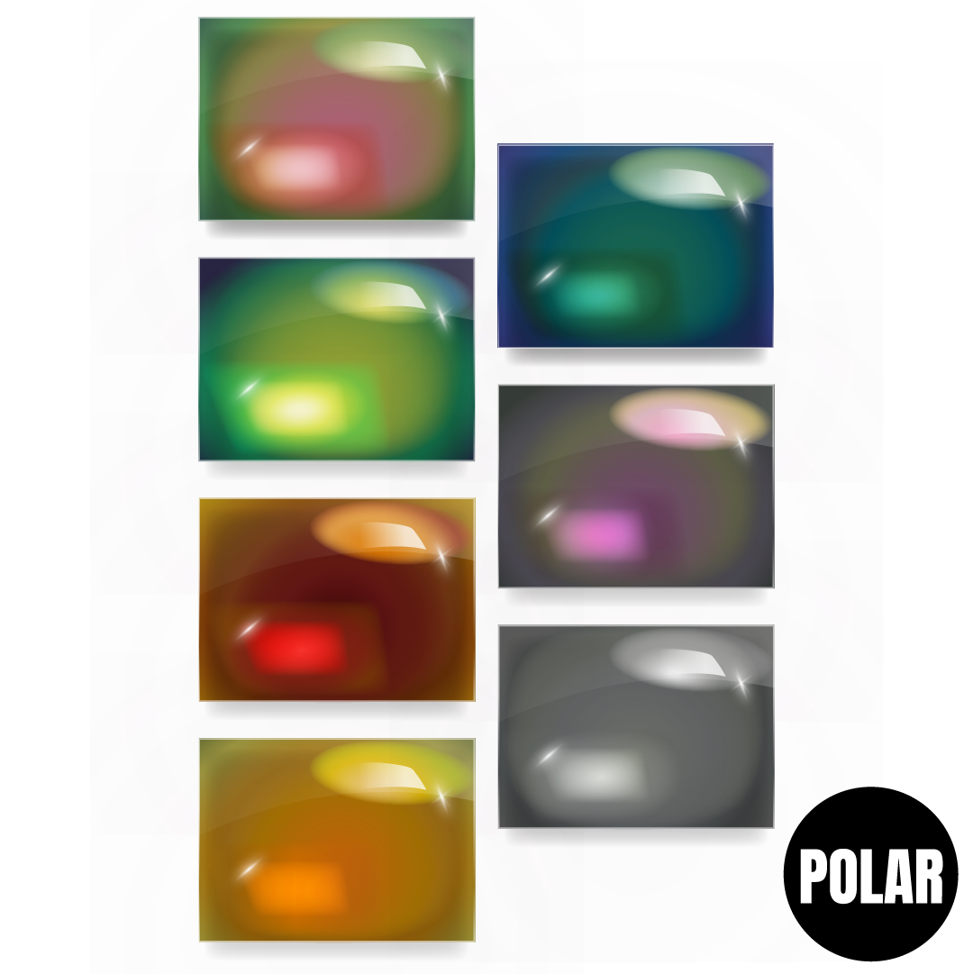 LÁMINA ESPEJO POLARIZADA BASE 6 2uds