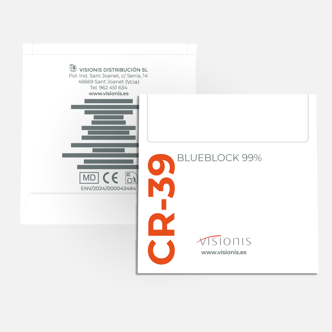 TALCO CR-39 UNIFORME NARANJA BLUEBLOCK  99% BASE 4 1uds