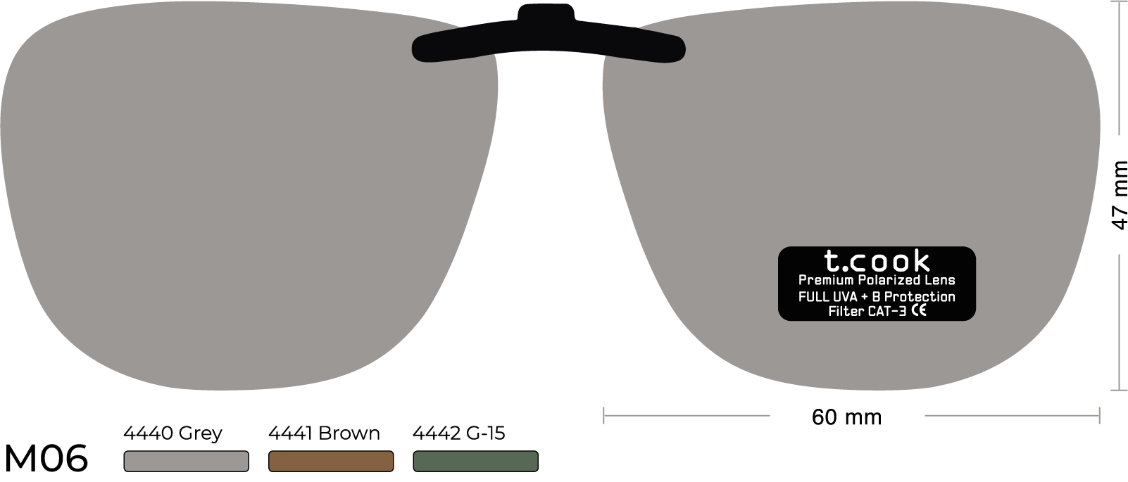 T.COOK SUPLEMENTO M06 PINZA FIJA 60x47