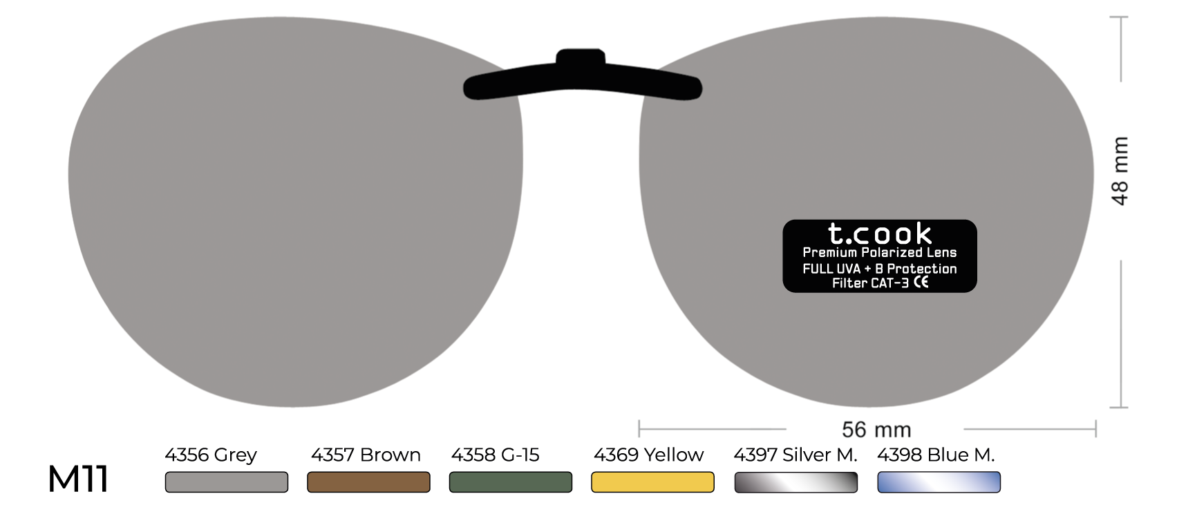 T.COOK SUPLEMENTO M11 PINZA FIJA 56x48