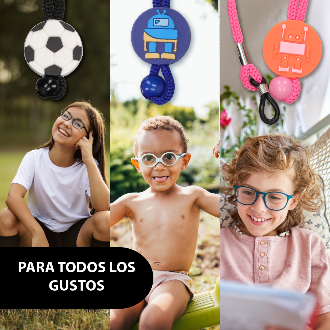 CORDÓN GAFAS  INFANTIL AJUSTABLE 6uds