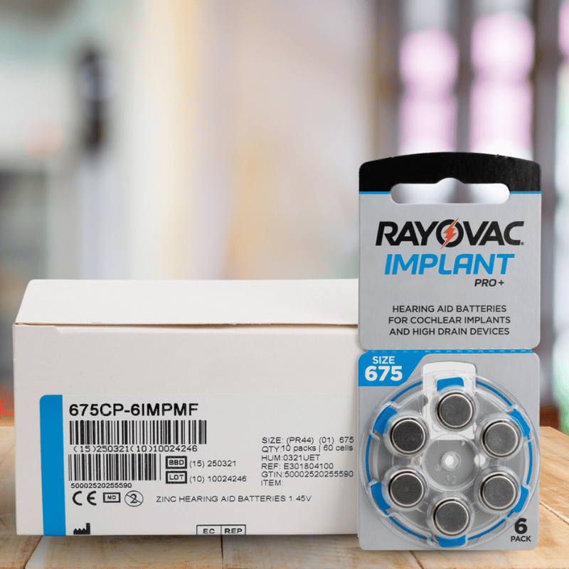 PILA RAYOVAC ONE 675 IMPLANT PLUS 60uds