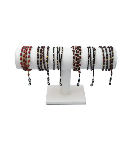 CADENA GAFAS Y MASCARILLAS ABALORIO 6uds