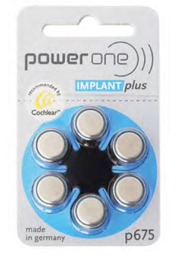 PILA POWER ONE 675 IMPLANT PLUS 60uds
