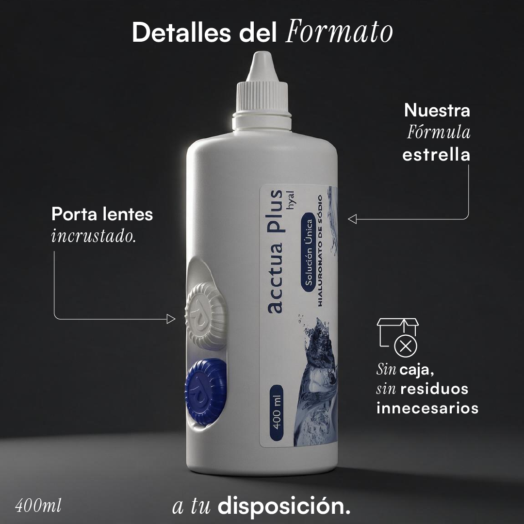 ACCTUA HYAL PLUS 380 ml con Portalentes incrustado