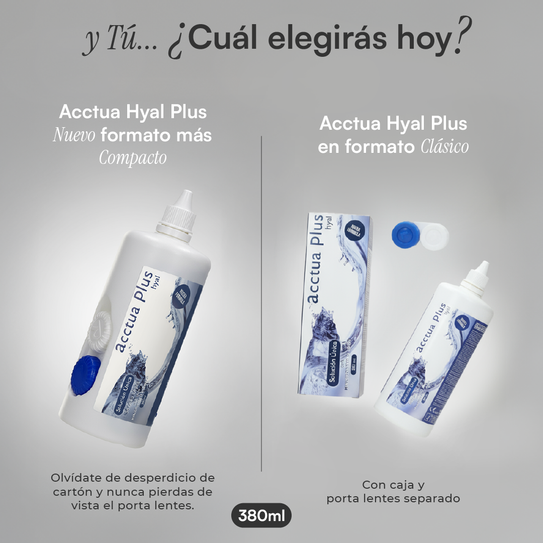 ACCTUA HYAL PLUS 380 ml con Portalentes incrustado