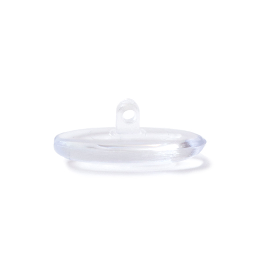 PLAQUETA PVC TORNILLO OVALADA 25uds