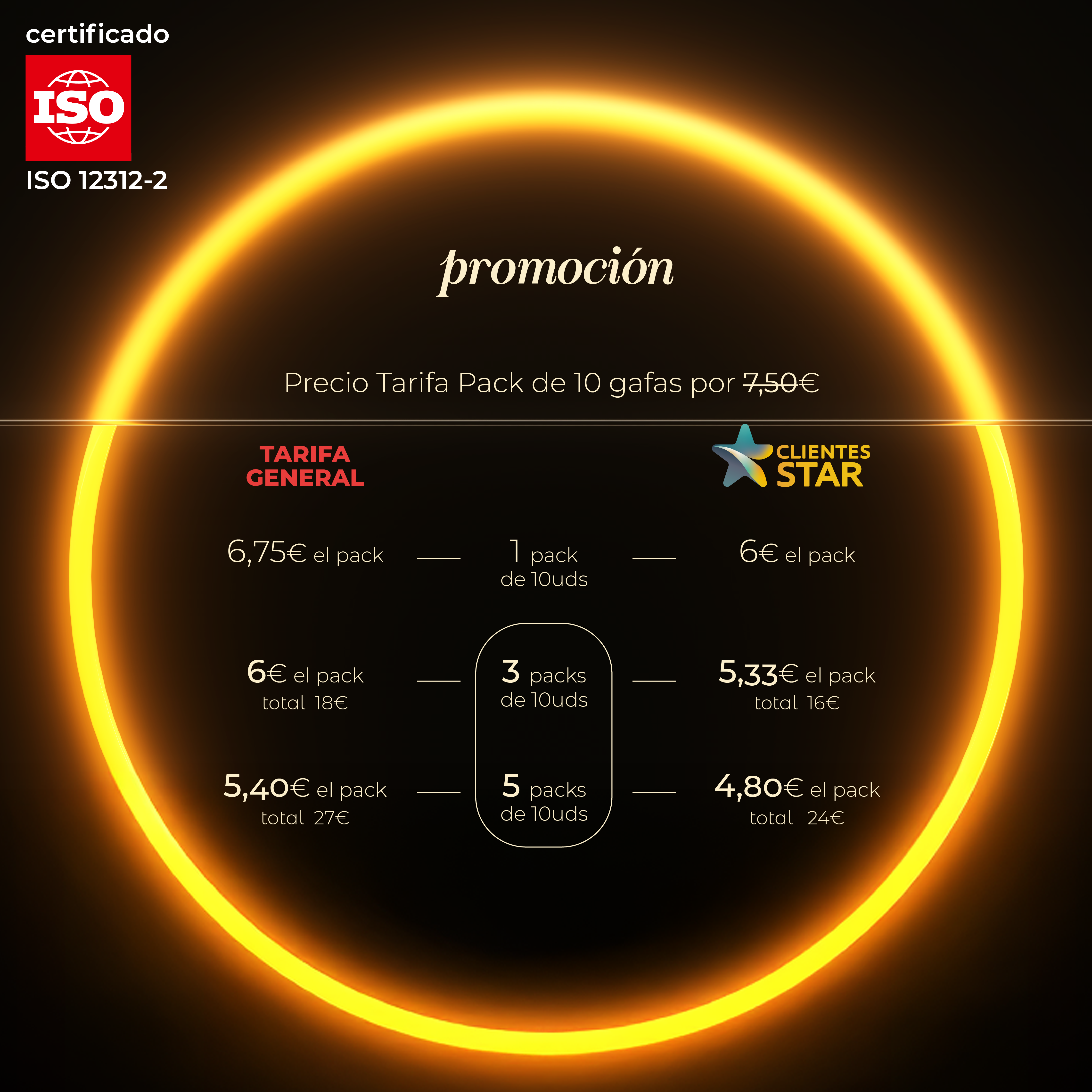 -GAFAS ECLIPSE SOLAR PACK 10 UDS