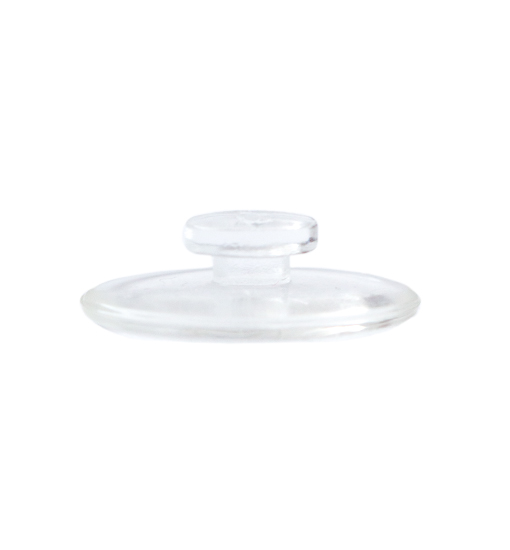PLAQUETA PVC A PRESIÓN OVALADA 25uds