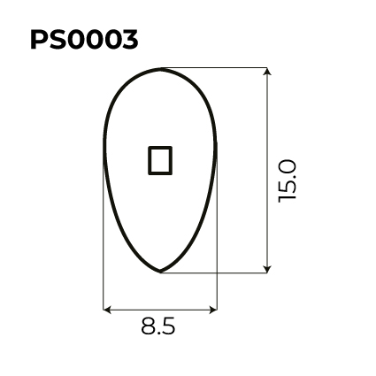 PLAQUETA SILICONA A PRESIÓN SIMÉTRICA 25uds