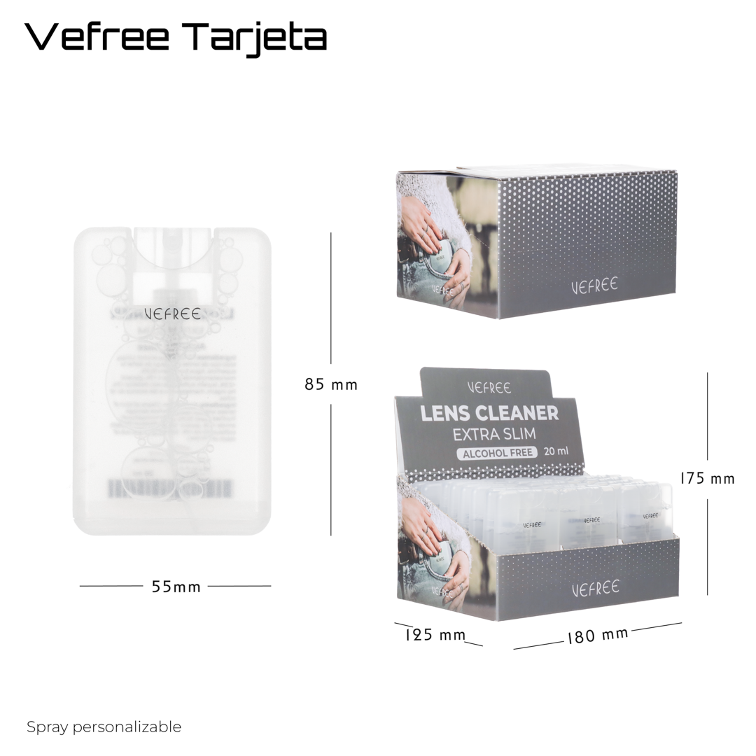 EXPOSITOR SPRAY LIMPIA GAFAS TARJETA 20 ML 24 ud( NO DISPONIBLE)