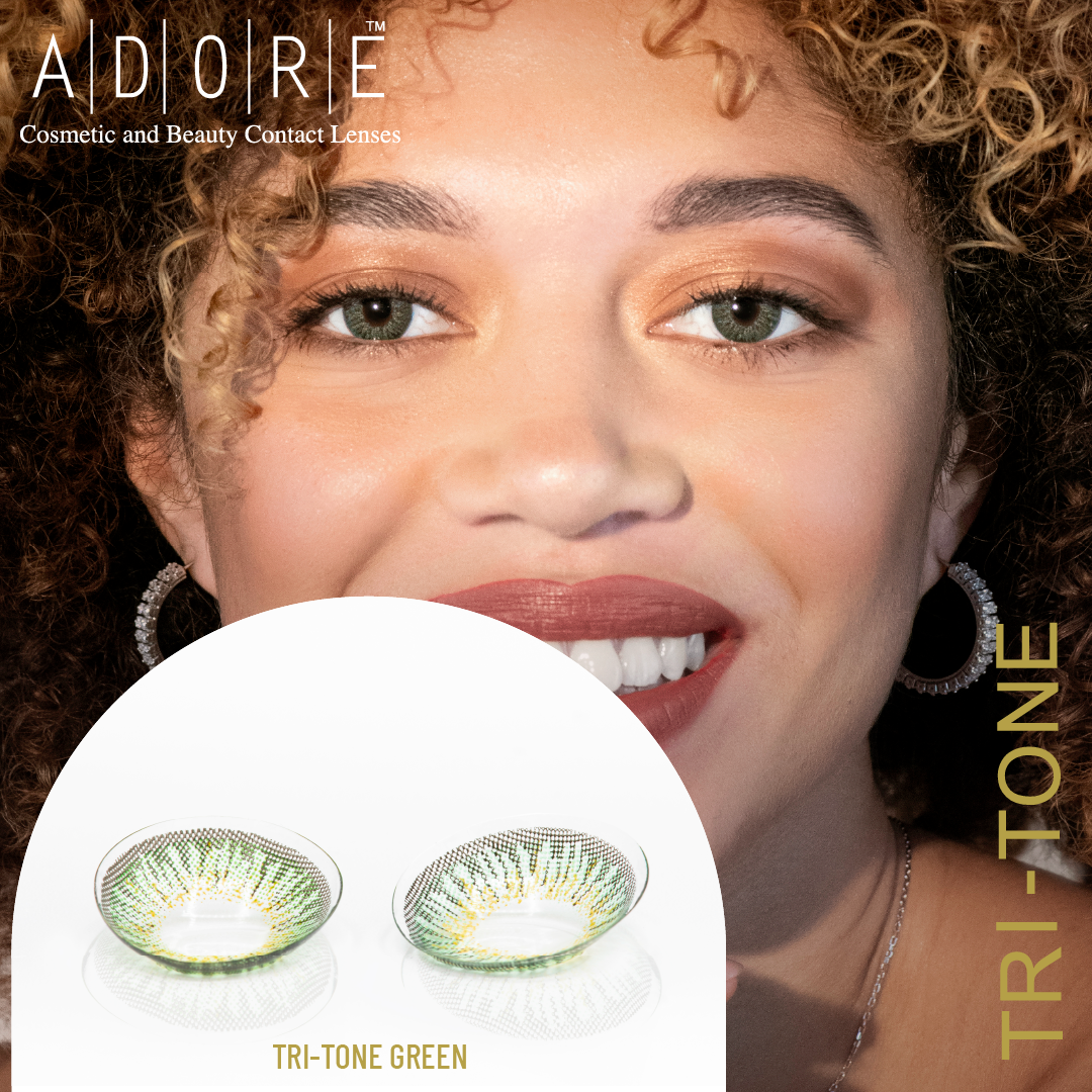 ADORE TRI-TONE GREEN  2PK