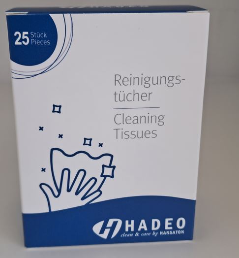 TOALLITAS LIMPIEZA AUDÍFONO 25uds