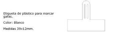 MARCA PRECIOS 39x12mm 200uds