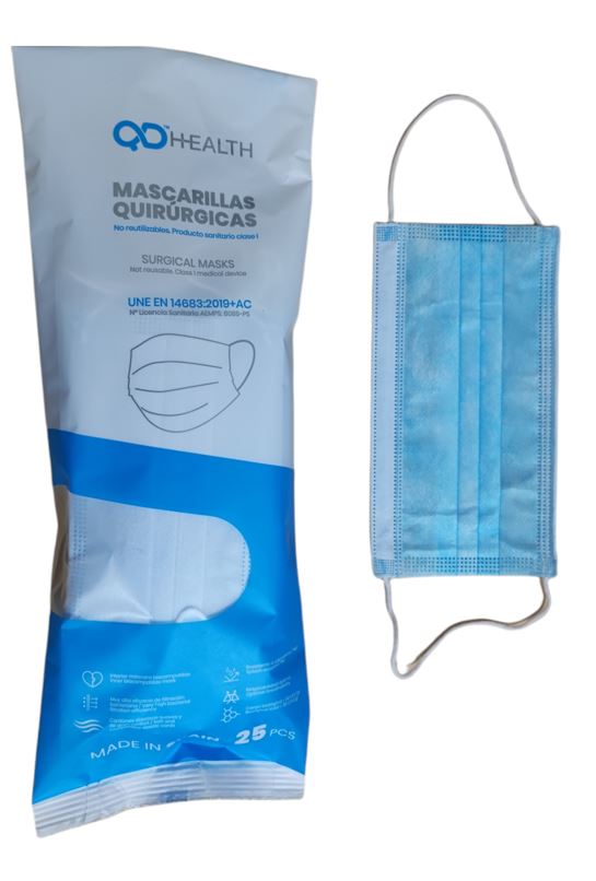 MASCARILLA QUIRÚRGICA 25uds
