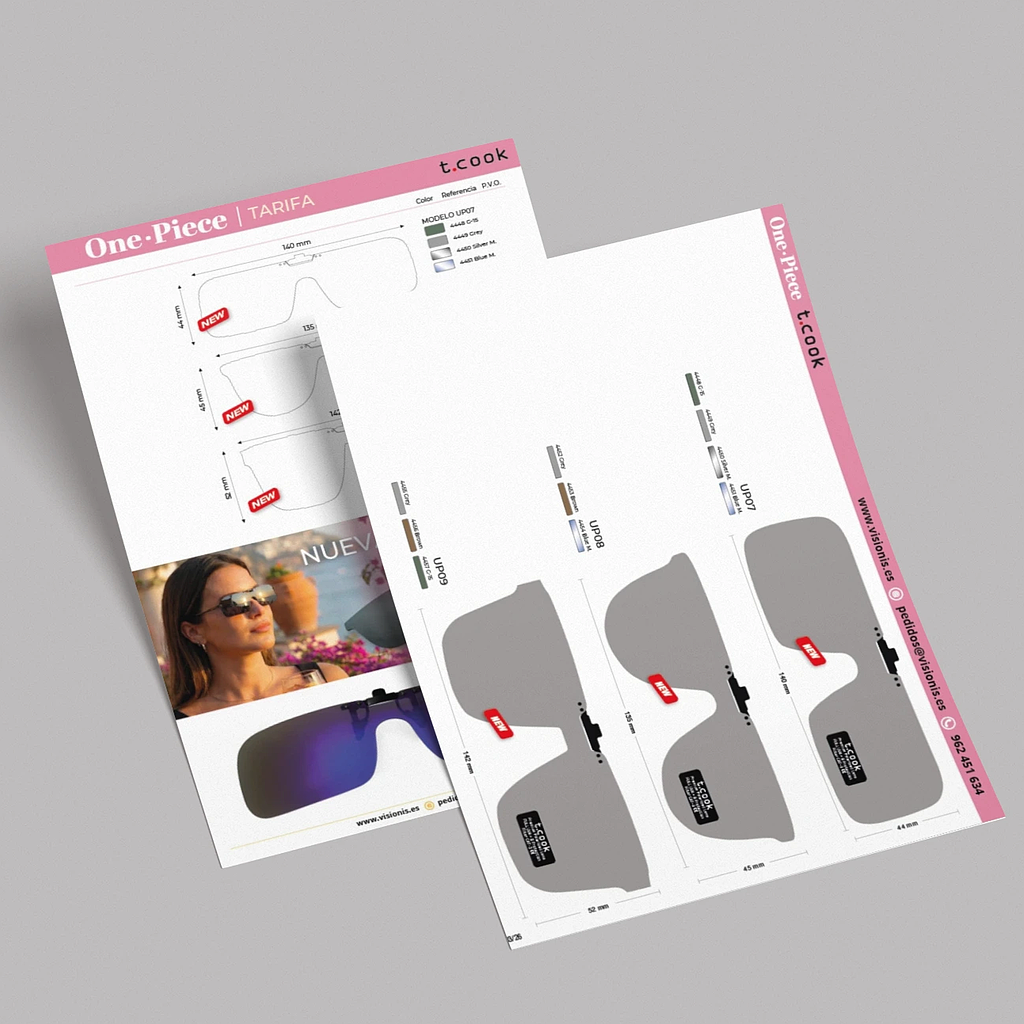 PLANTILLAS T.COOK ONE.PIECE + TARIFA