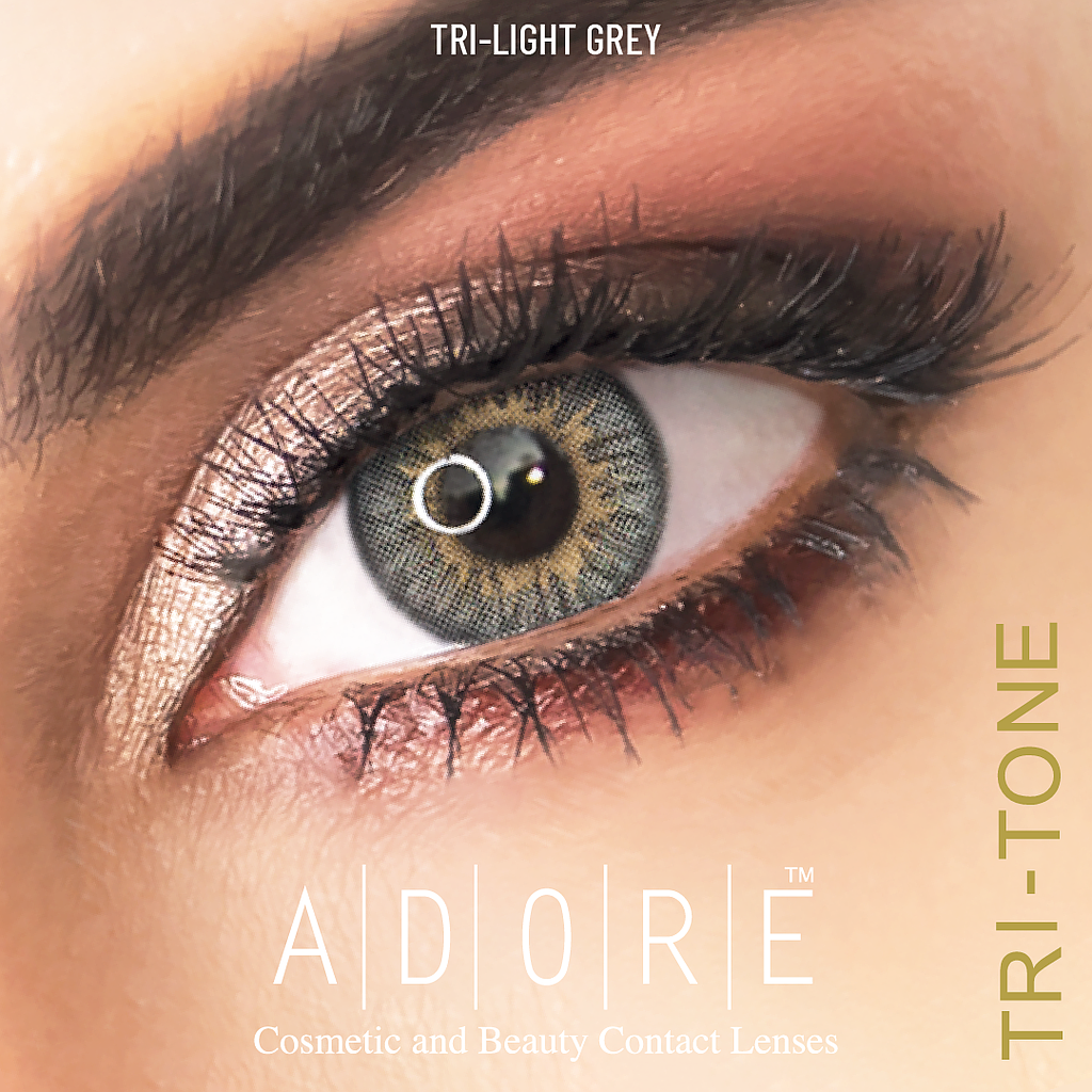ADORE TRIMESTRAL  TRI-TONE LIGHT  GREY 2PK