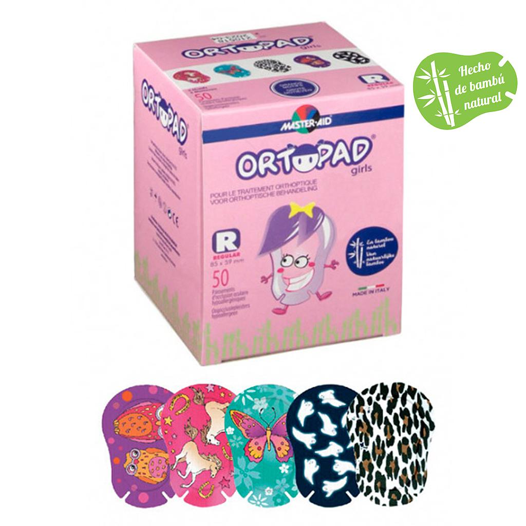 PARCHE OCLUSIÓN ORTOPAD GIRL Estándar MOTIVOS 50uds