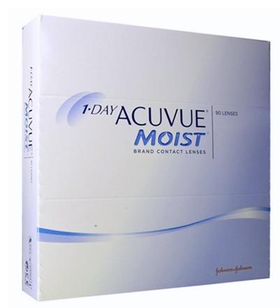 1 DAY ACUVUE MOIST 90PK