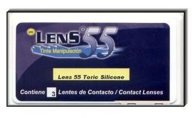 LENS 55 TORIC SILICONE 3PK