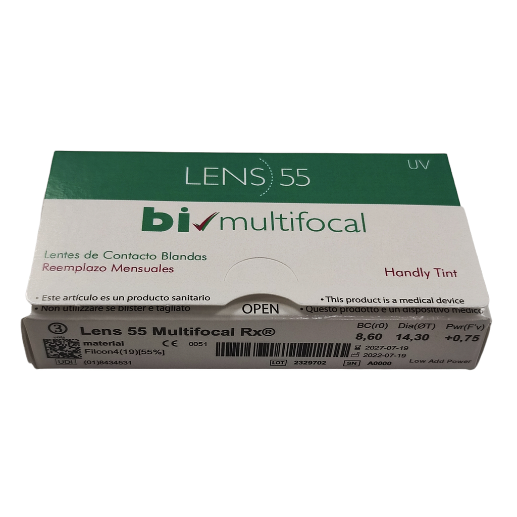 LENS 55 MULTIFOCAL RX 3PK