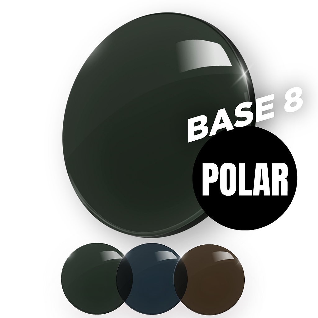 TALCO CR-39 UNIFORME POLARIZADO BASE 8 2uds