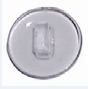 PLAQUETA PVC A PRESIÓN REDONDA ULTRA FINA 25uds
