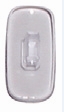 PLAQUETA PVC A PRESIÓN RECTANGULAR ULTRA FINA 25uds