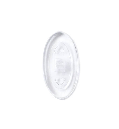 PLAQUETA SILICONA TORNILLO OVALADA 25uds