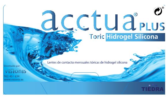ACCTUA PLUS TORIC HIDROGEL SILICONA 6PK