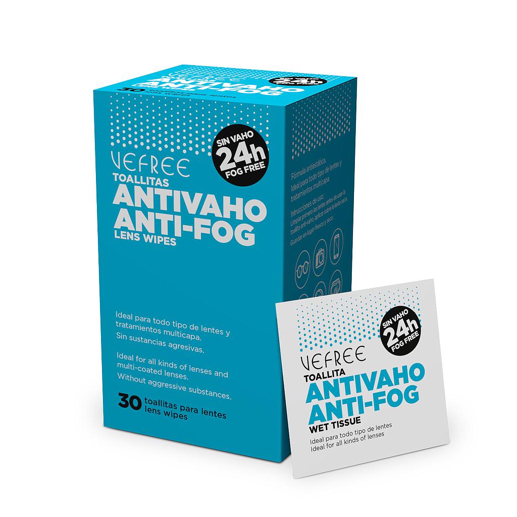 -VEFREE LIMPIALENTES CON EFECTO ANTIVAHO 30uds