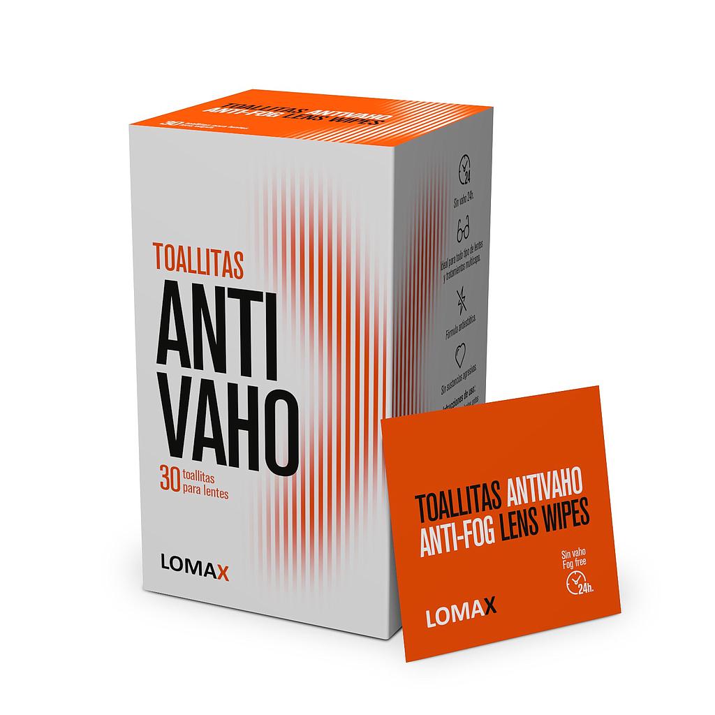 LOMAX TOALLITAS LIMPIALENTES CON EFECTO ANTIVAHO 30uds