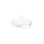PLAQUETA PVC TORNILLO REDONDA 25uds