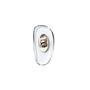 PLAQUETA PVC TORNILLO IZQ/DCH NIQUEL 50uds